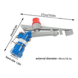 Sprinkler Irrigation Spray Large 360 Degree Adjustable Impact Area Water - Rear View