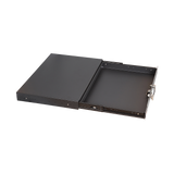 1U Locking Rack Mount Drawer Secure Steel Storage for 19