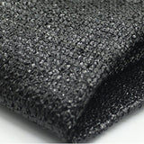15m x 2m Fence Windscreen Privacy Screen Shade Cover Black Fabric Mesh Garden - Close-Up Angle