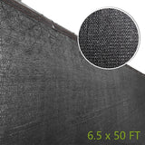 15m x 2m Fence Windscreen Privacy Screen Shade Cover Black Fabric Mesh Garden - Extra Image