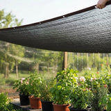 15m x 2m Fence Windscreen Privacy Screen Shade Cover Black Fabric Mesh Garden - 45-Degree Angle