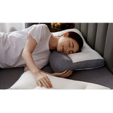 Cervical Ergonomic Pillow Soy Bean Contour Orthopedic Bed Neck Pain Washable - Front View