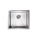 510x450mm Handmade Stainless Steel Undermount / Topmount Kitchen Laundry Sink with Waste