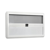 RV Caravan Camper Van Hinged Push Out Window Motorhome Exit Window 900mm x 500mm - Top-Down View