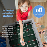 Foosball Soccer Table Game Activity for Home Office Recreation - 45-Degree Angle