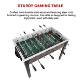 Foosball Soccer Table Game Activity for Home Office Recreation - Low Angle