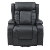 Lift Heated Leather Recliner Electric Massage Chair with USB port - Extra Image
