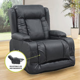 Lift Heated Leather Recliner Electric Massage Chair with USB port - Extra Image