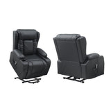 Lift Heated Leather Recliner Electric Massage Chair with USB port