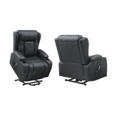 Lift Heated Leather Recliner Electric Massage Chair with USB port - Extra Image