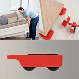 4 X All-purpose Dolly Plastic Heavy Duty Furniture Mover Slider Set - Extra Image