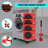 4 X All-purpose Dolly Plastic Heavy Duty Furniture Mover Slider Set - Extra Image