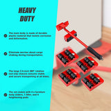 4 X All-purpose Dolly Plastic Heavy Duty Furniture Mover Slider Set - Extra Image