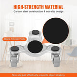 4 X All-purpose Dolly Metal Heavy Duty Furniture Mover Slider Set - Extra Image