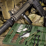 Universal Barrel All-purpose Gun Cleaning Kit for Rifle Pistol Shotgun Muzzleloader - Front View