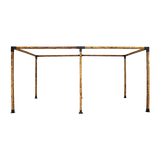 Roof Pergola Gazebo Shed Matte Black Steel Brackets DIY Kits - Extra Image