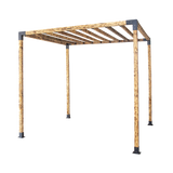 Roof Pergola Gazebo Shed Matte Black Steel Brackets DIY Kits - Extra Image