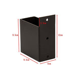 Roof Pergola Gazebo Shed Matte Black Steel Brackets DIY Kits - Extra Image