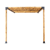 Roof Pergola Gazebo Shed Matte Black Steel Brackets DIY Kits - 45-Degree Angle