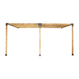 Roof Pergola Gazebo Shed Matte Black Steel Brackets DIY Kits - Extra Image