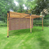 Roof Pergola Gazebo Shed Matte Black Steel Brackets DIY Kits - Extra Image