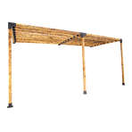 Roof Pergola Gazebo Shed Matte Black Steel Brackets DIY Kits