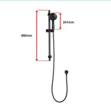 Hand Held Shower Rail Soap Dish Bathroom Set