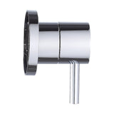 Bathroom Shower Bath Hot and Cold Mixer WATERMARK Certified in Chrome - Rear View