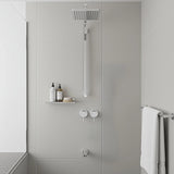 Bathroom Shower Bath Hot and Cold Mixer WATERMARK Certified in Chrome - Close-Up Angle