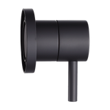 Bathroom Shower Bath Hot and Cold Mixer WATERMARK Certified in Black - Close-Up Angle