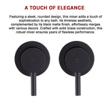 Bathroom Shower Bath Hot and Cold Mixer WATERMARK Certified in Black - Extra Image