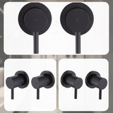 Bathroom Shower Bath Hot and Cold Mixer WATERMARK Certified in Black - Extra Image