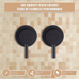 Bathroom Shower Bath Hot and Cold Mixer WATERMARK Certified in Black - Extra Image