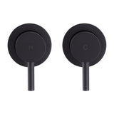 Bathroom Shower Bath Hot and Cold Mixer WATERMARK Certified in Black - Rear View