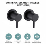 Bathroom Shower Bath Hot and Cold Mixer WATERMARK Certified in Black - Extra Image