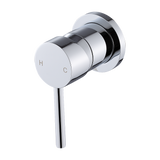 Single Round Shower Bath Mixer Tap Bathroom WATERMARK Approved - Top-Down View