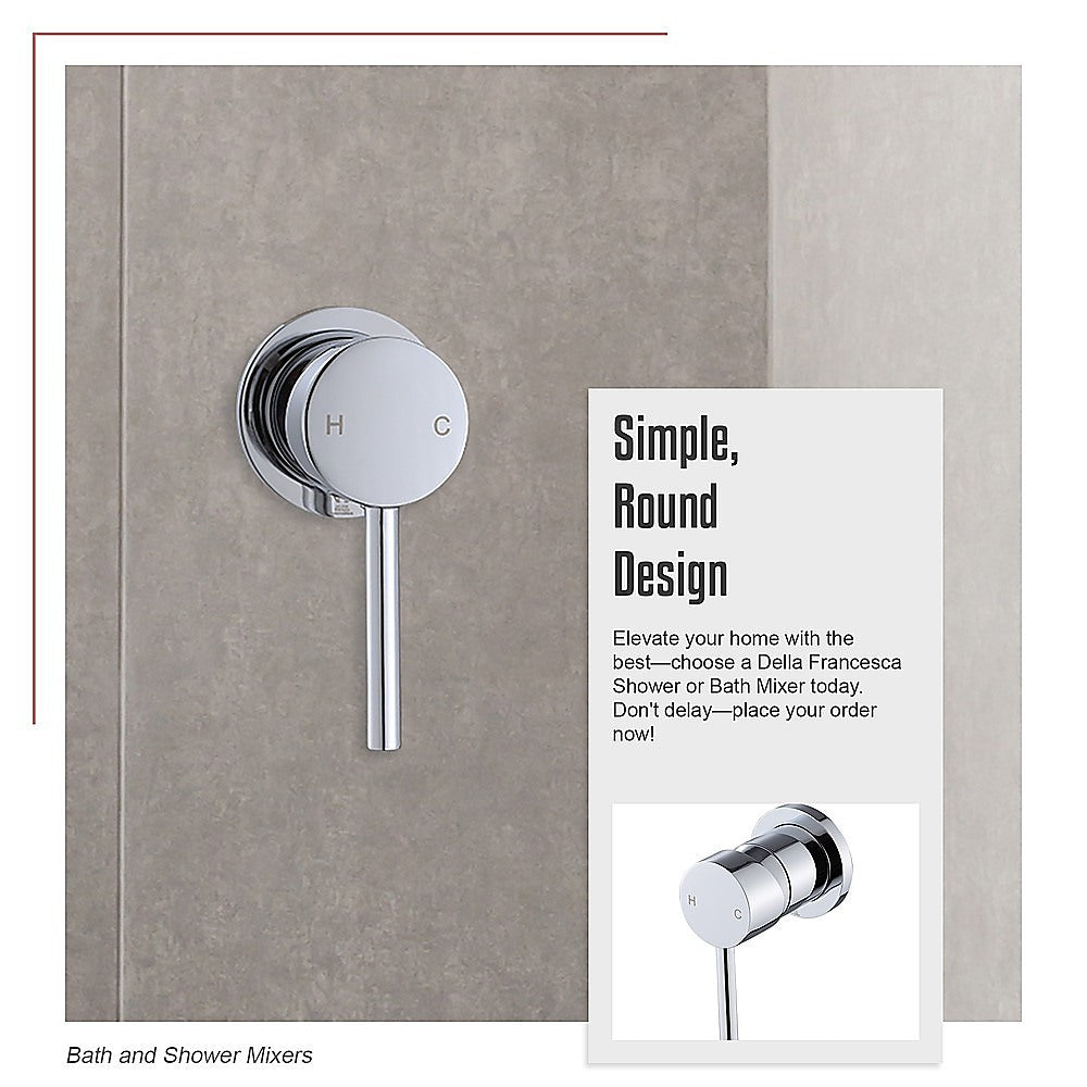 Single Round Shower Bath Mixer Tap Bathroom WATERMARK Approved