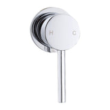Single Round Shower Bath Mixer Tap Bathroom WATERMARK Approved - Close-Up Angle