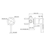 Single Round Shower Bath Mixer Tap Bathroom WATERMARK Approved - Extra Image