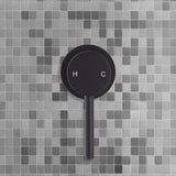 Single Round Shower Bath Mixer Tap Bathroom WATERMARK Approved - 45-Degree Angle