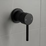 Single Round Shower Bath Mixer Tap Bathroom WATERMARK Approved - Front View