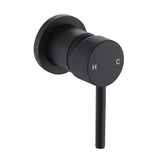 Single Round Shower Bath Mixer Tap Bathroom WATERMARK Approved - Top-Down View