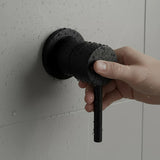 Single Round Shower Bath Mixer Tap Bathroom WATERMARK Approved - Rear View