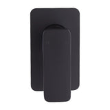 Single Square Shower Bath Mixer Tap Bathroom WATERMARK Approved in Black
