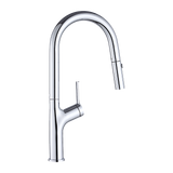 Kitchen Laundry Bathroom Basin Sink Pull Out Mixer Tap Faucet in Chrome - Extra Image