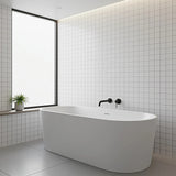 220mm Bath Spout in Matte Black Finish