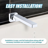 Bath In Wall Swivel Spout in Polished Chrome Finish - Top-Down View