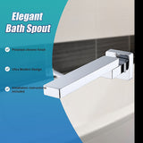 Bath In Wall Swivel Spout in Polished Chrome Finish - Close-Up Angle