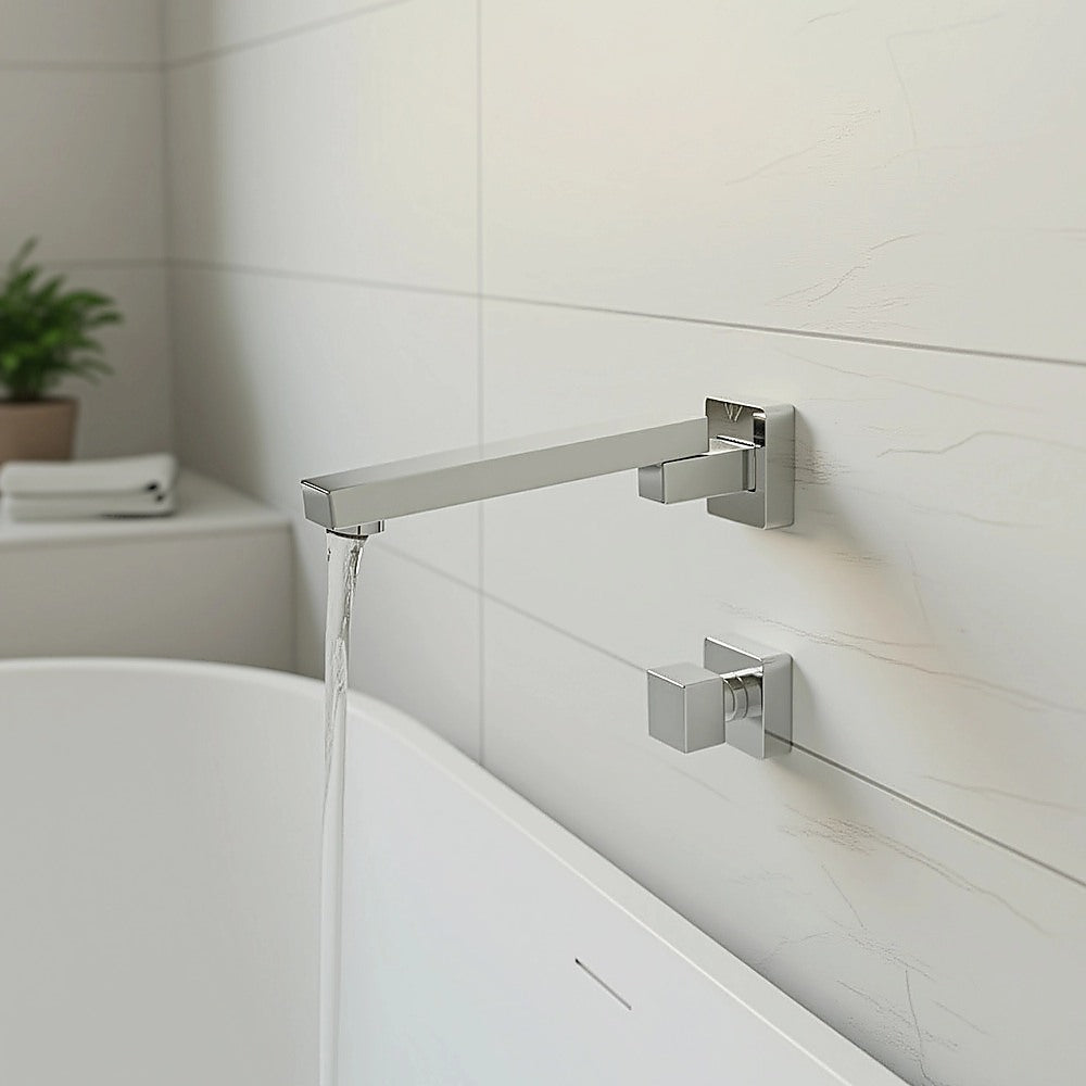 Bath In Wall Swivel Spout in Polished Chrome Finish