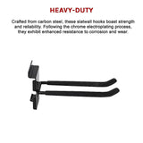 Garage Slatwall Retail Store Display Wall Mount Storage Double Hooks - Extra Image